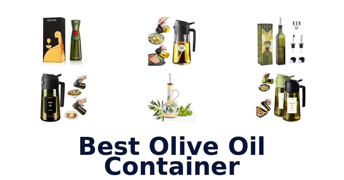 best olive oil container