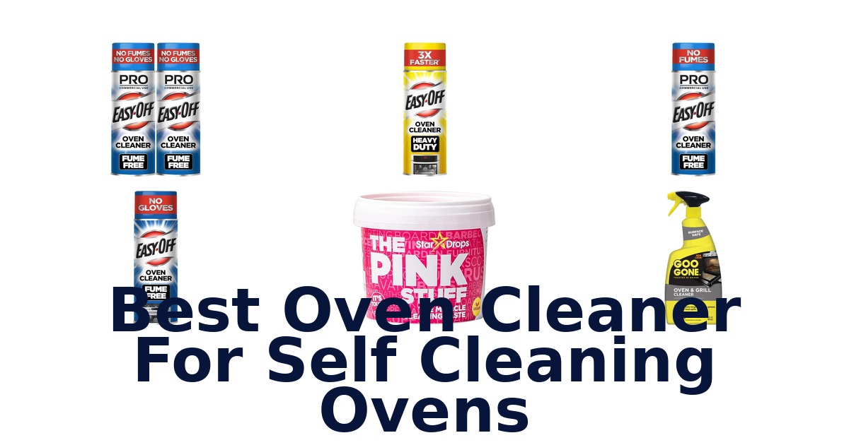 best oven cleaner for self cleaning ovens