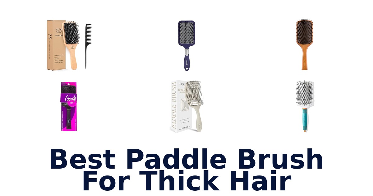 best paddle brush for thick hair
