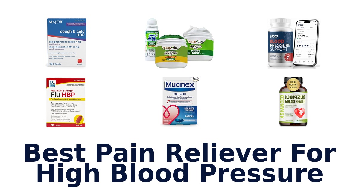 best pain reliever for high blood pressure