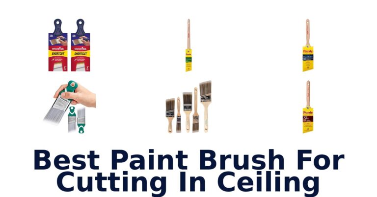 best paint brush for cutting in ceiling