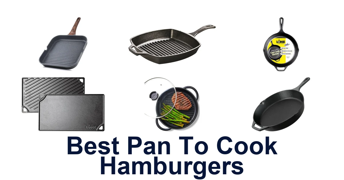 best pan to cook hamburgers