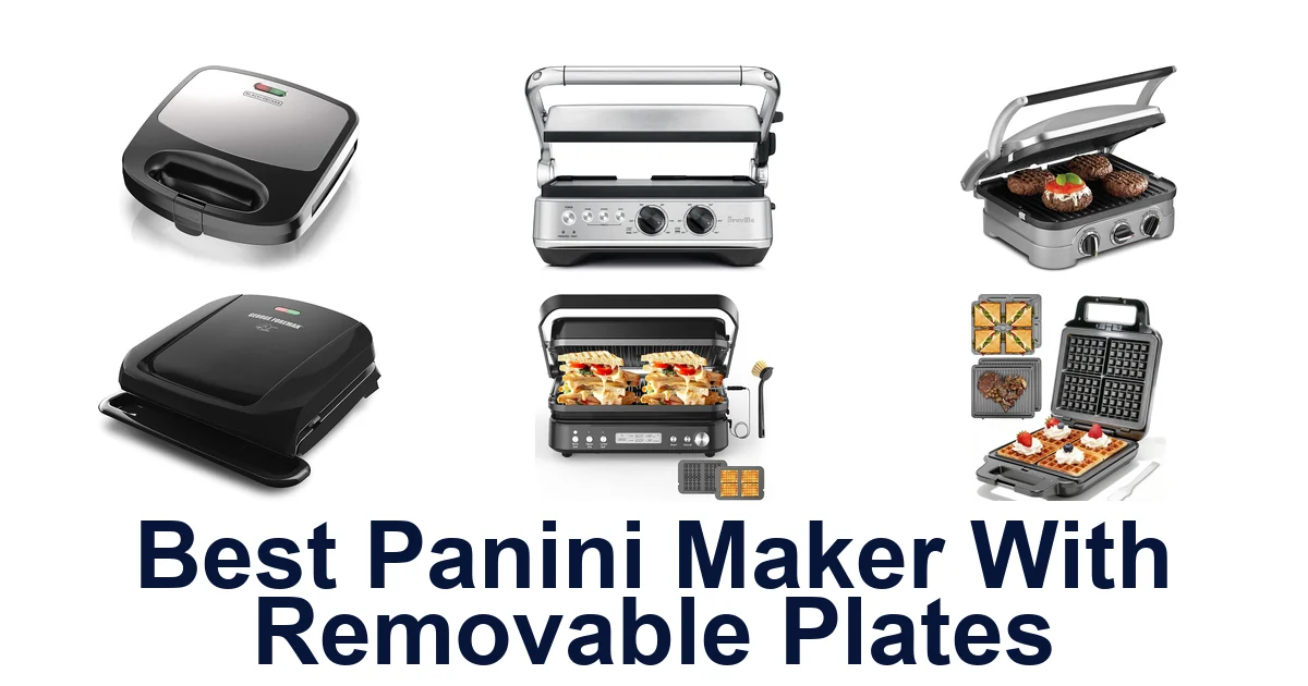 best panini maker with removable plates