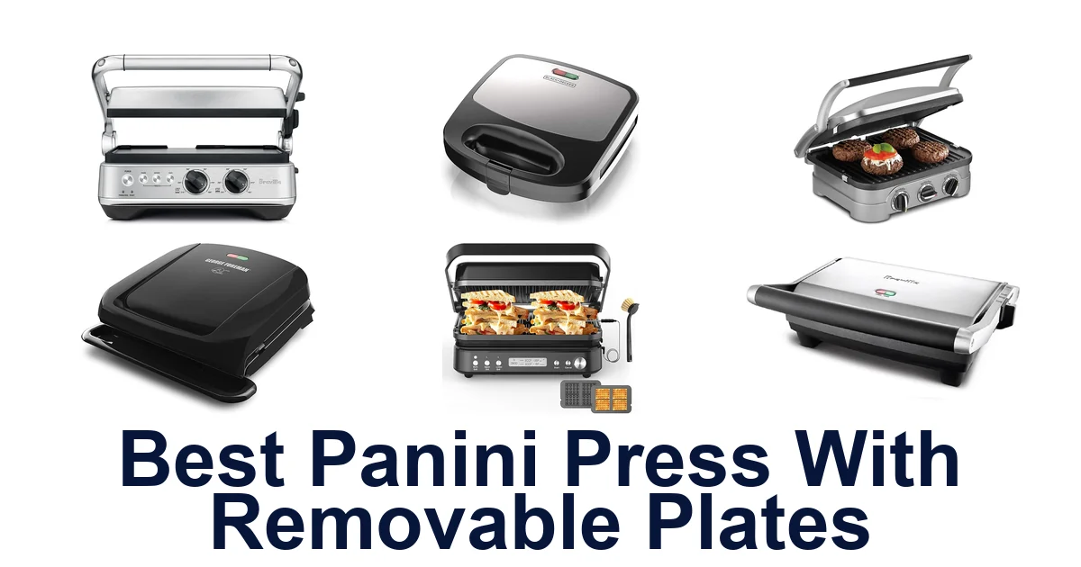 best panini press with removable plates
