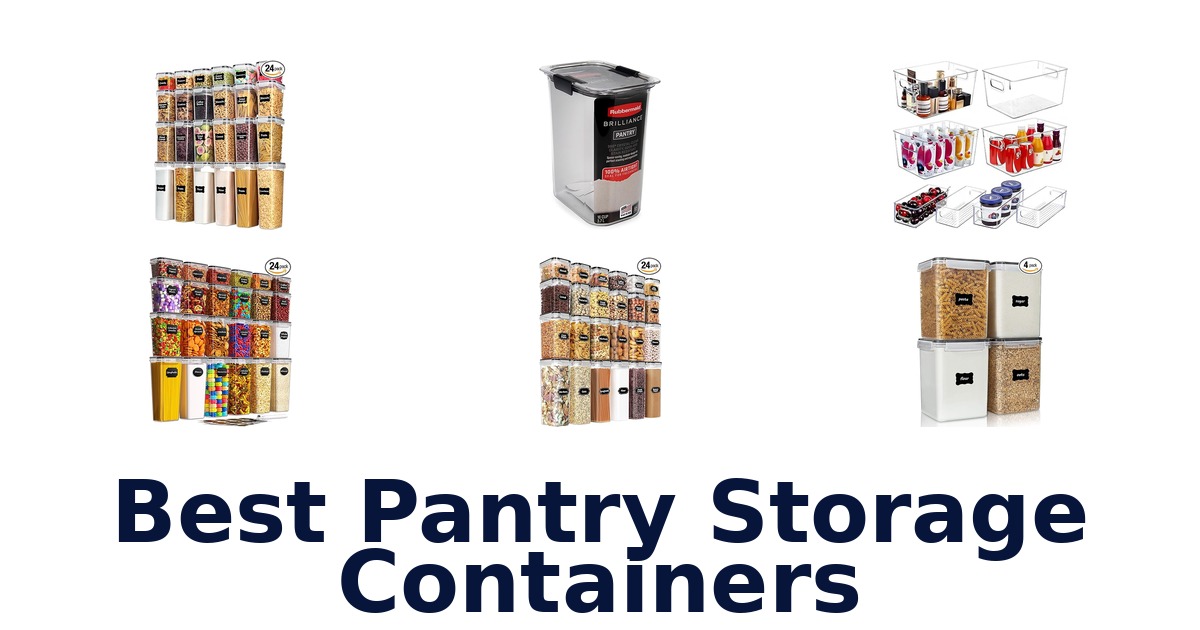 best pantry storage containers