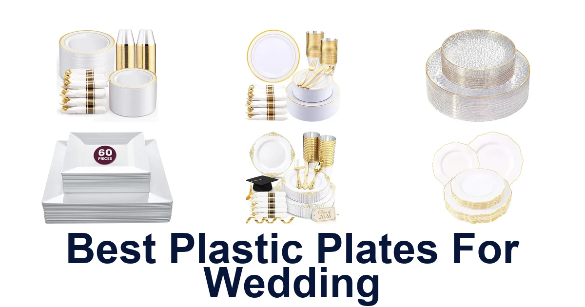 best plastic plates for wedding