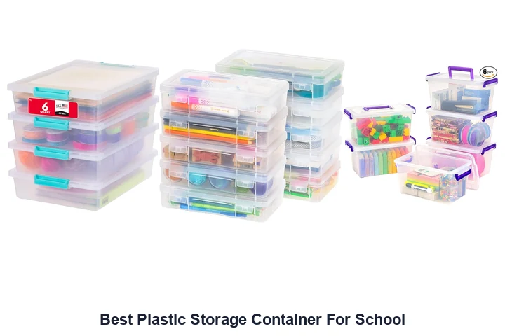 Best Plastic Storage Container For School