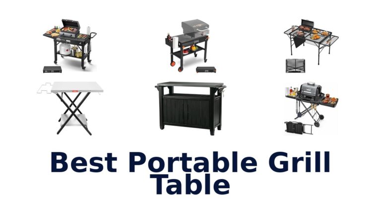 best portable grill table