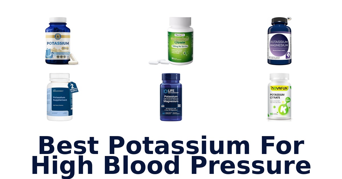 best potassium for high blood pressure