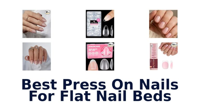 best press on nails for flat nail beds