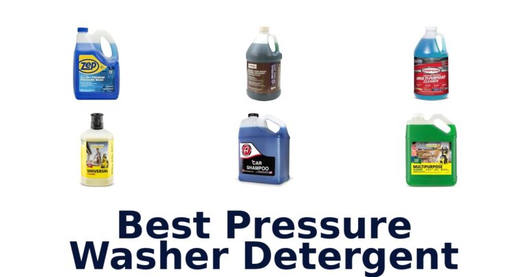 best pressure washer detergent
