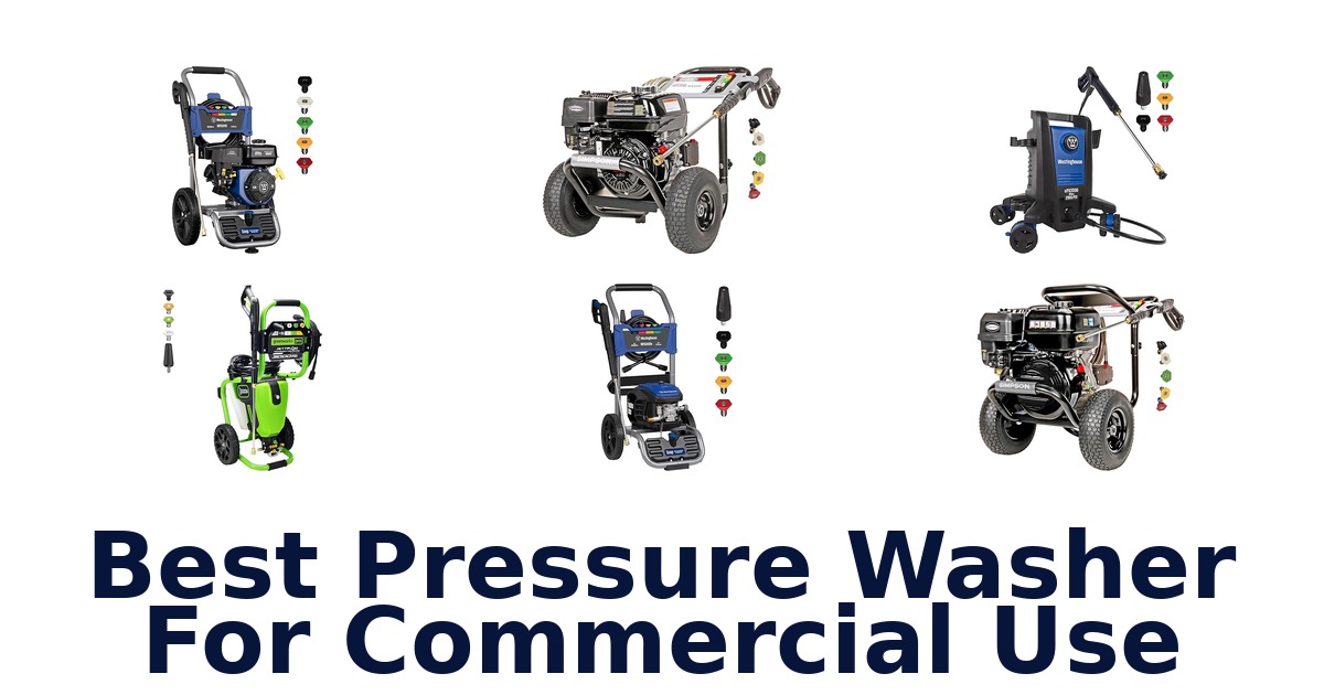 best pressure washer for commercial use