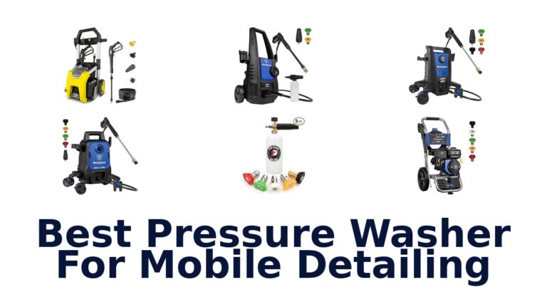 best pressure washer for mobile detailing