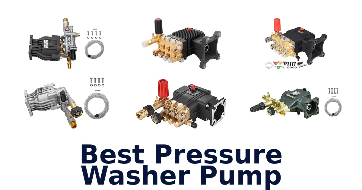 best pressure washer pump