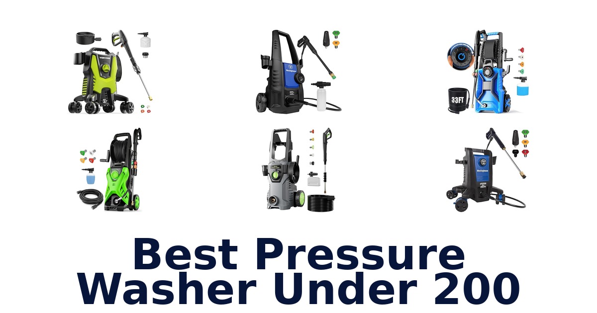 best pressure washer under 200