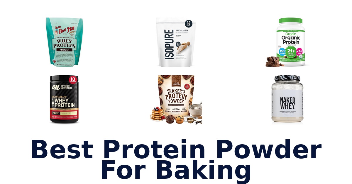 best protein powder for baking