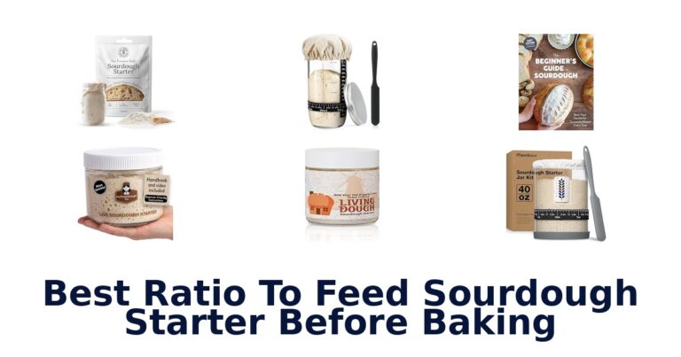 best ratio to feed sourdough starter before baking