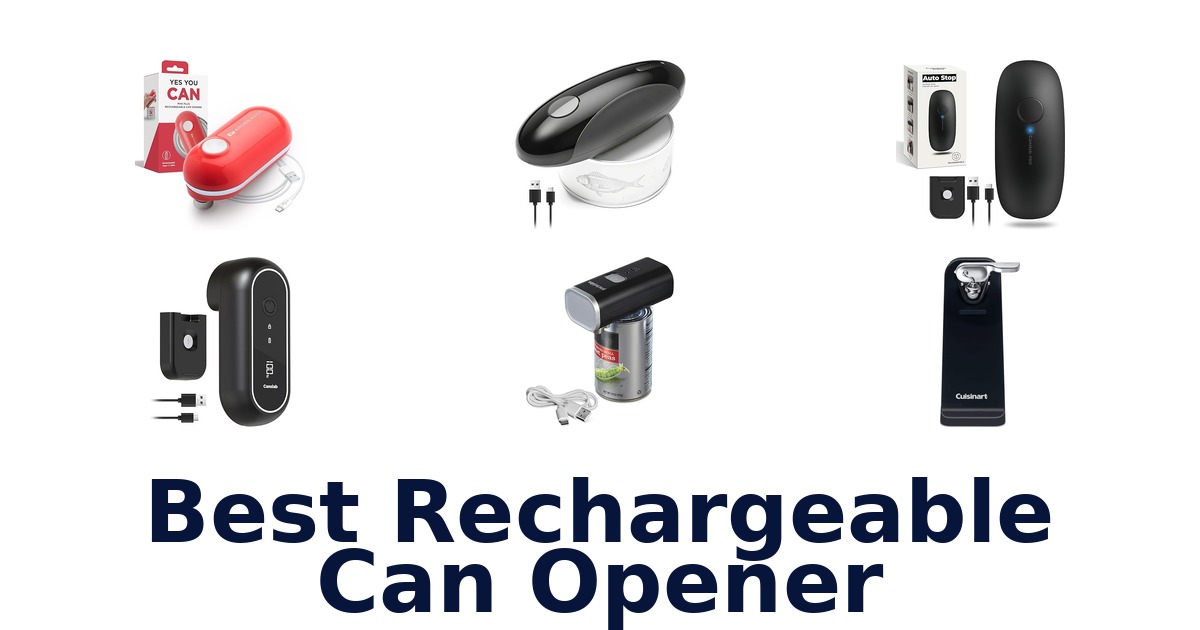 best rechargeable can opener