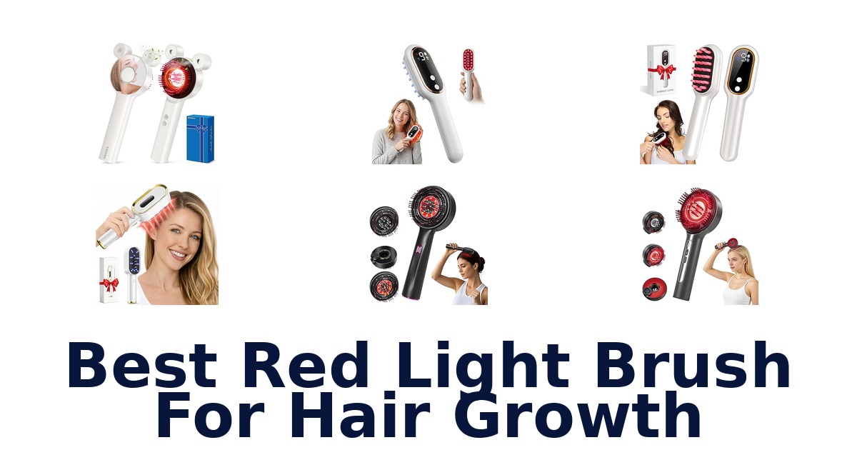 best red light brush for hair growth