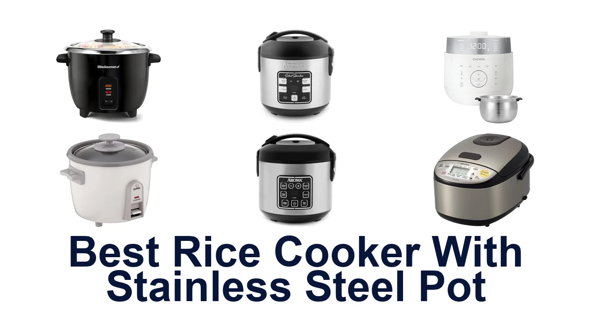 best rice cooker with stainless steel pot