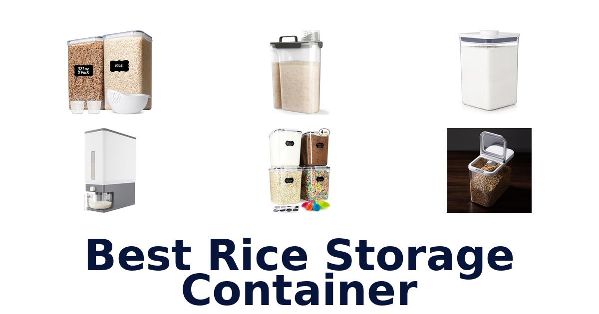 best rice storage container