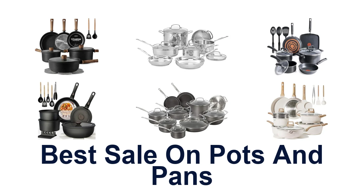 best sale on pots and pans