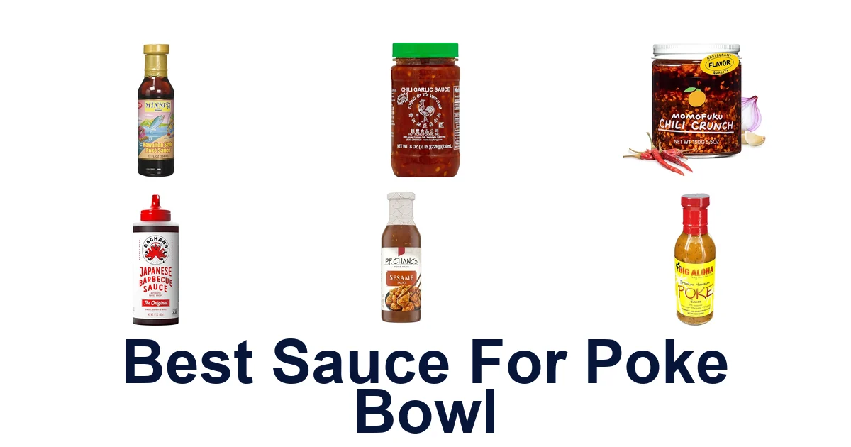 best sauce for poke bowl
