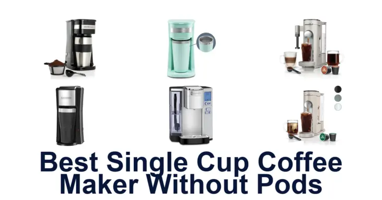 best single cup coffee maker without pods