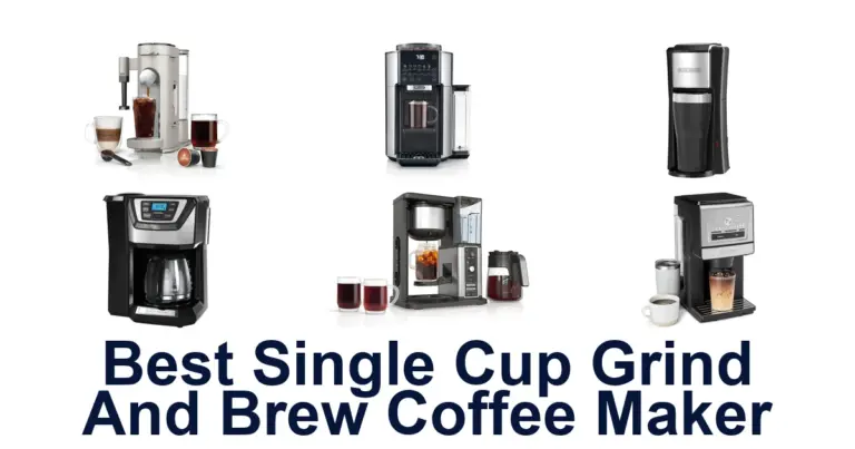best single cup grind and brew coffee maker
