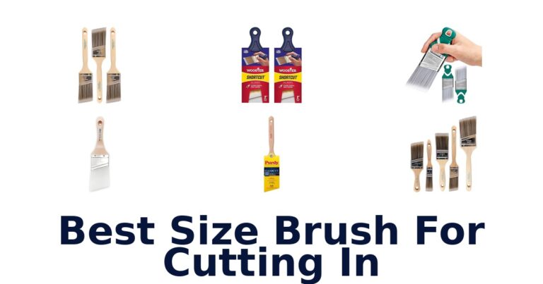 best size brush for cutting in