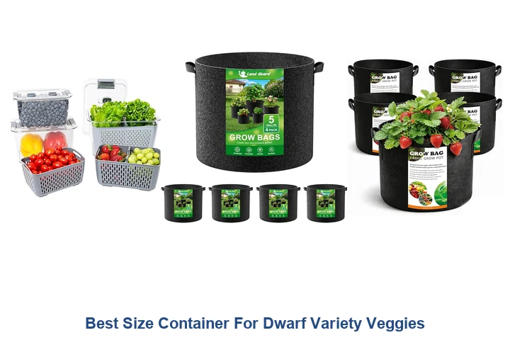 Best Size Container For Dwarf Variety Veggies