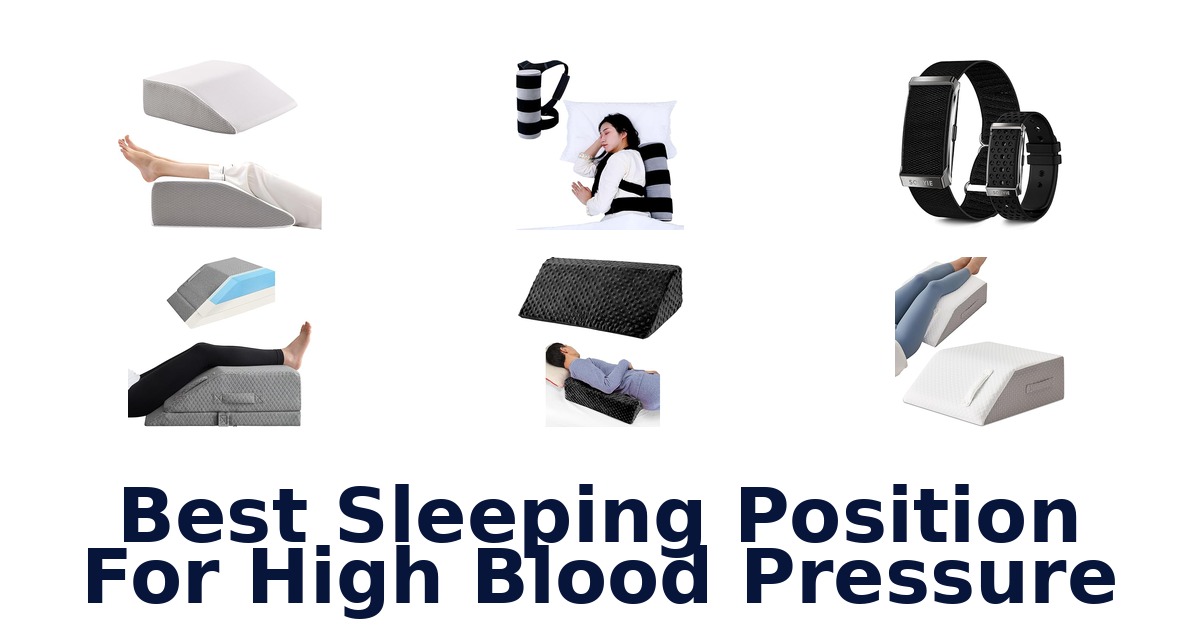 best sleeping position for high blood pressure