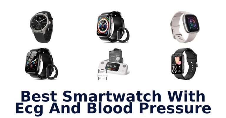 best smartwatch with ecg and blood pressure