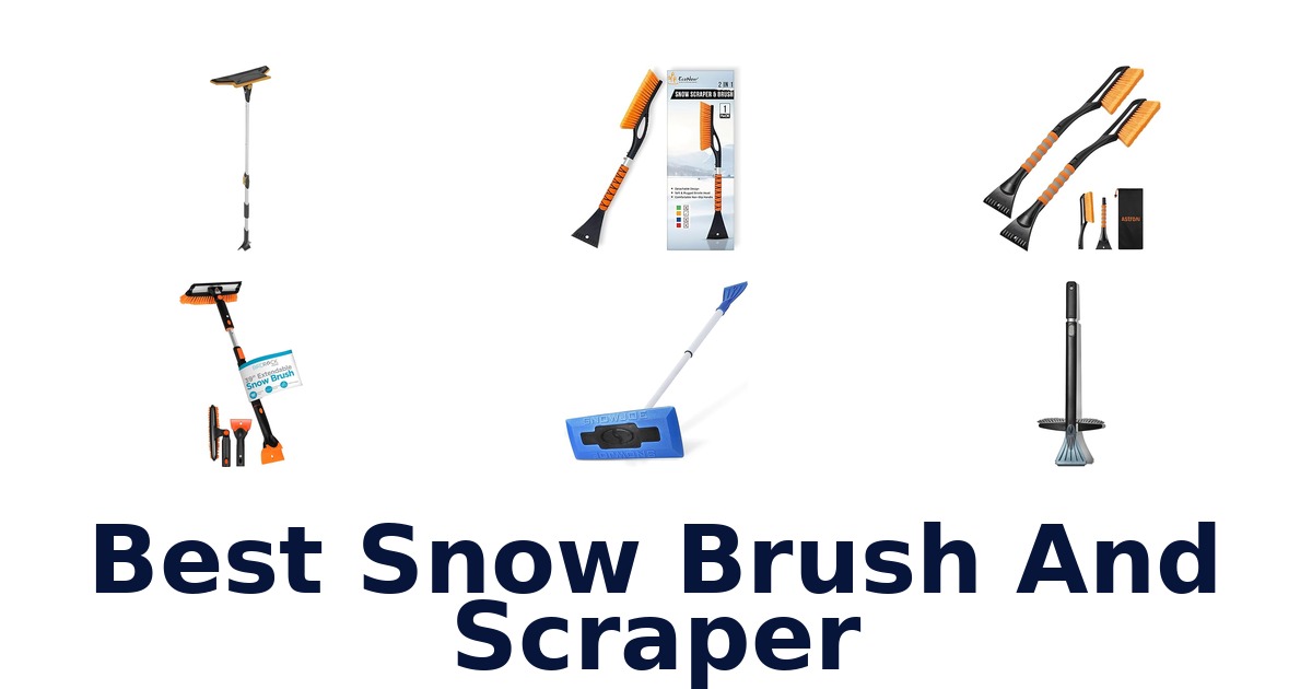best snow brush and scraper
