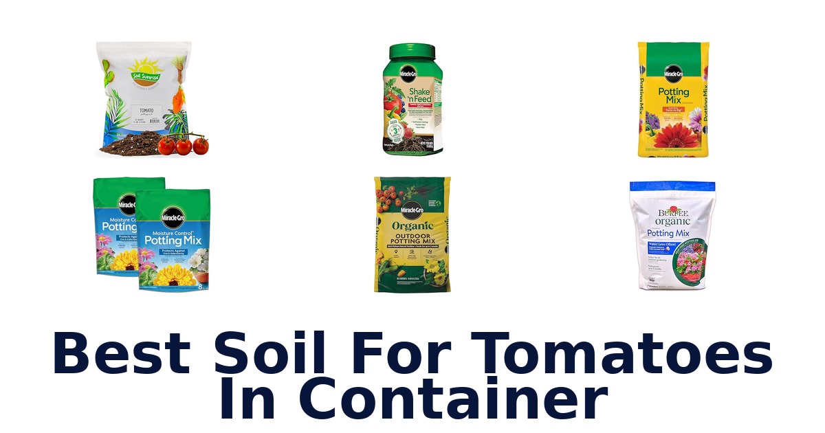 best soil for tomatoes in container
