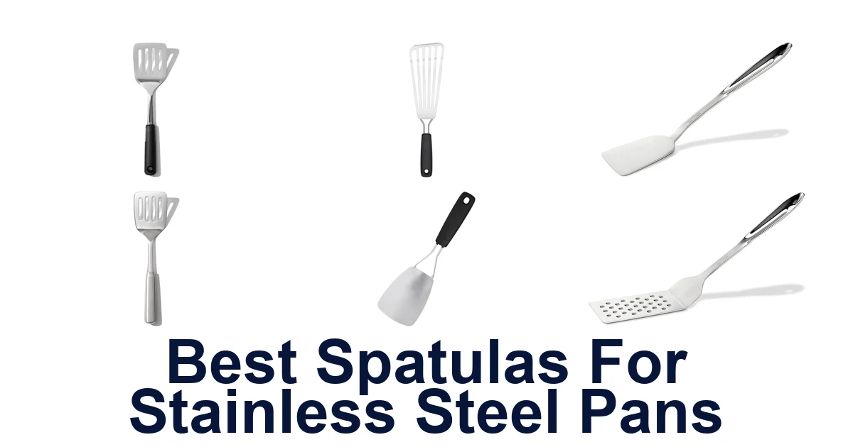 best spatulas for stainless steel pans