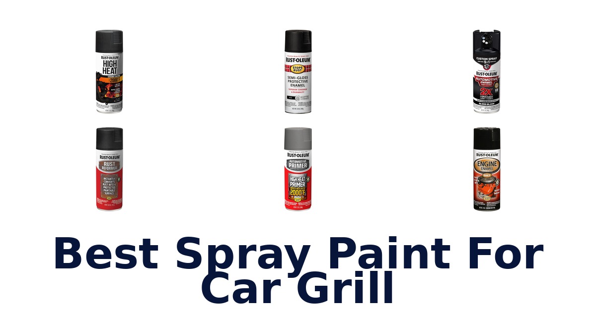 best spray paint for car grill