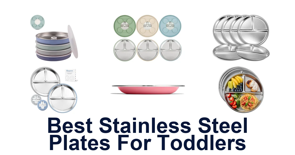 best stainless steel plates for toddlers