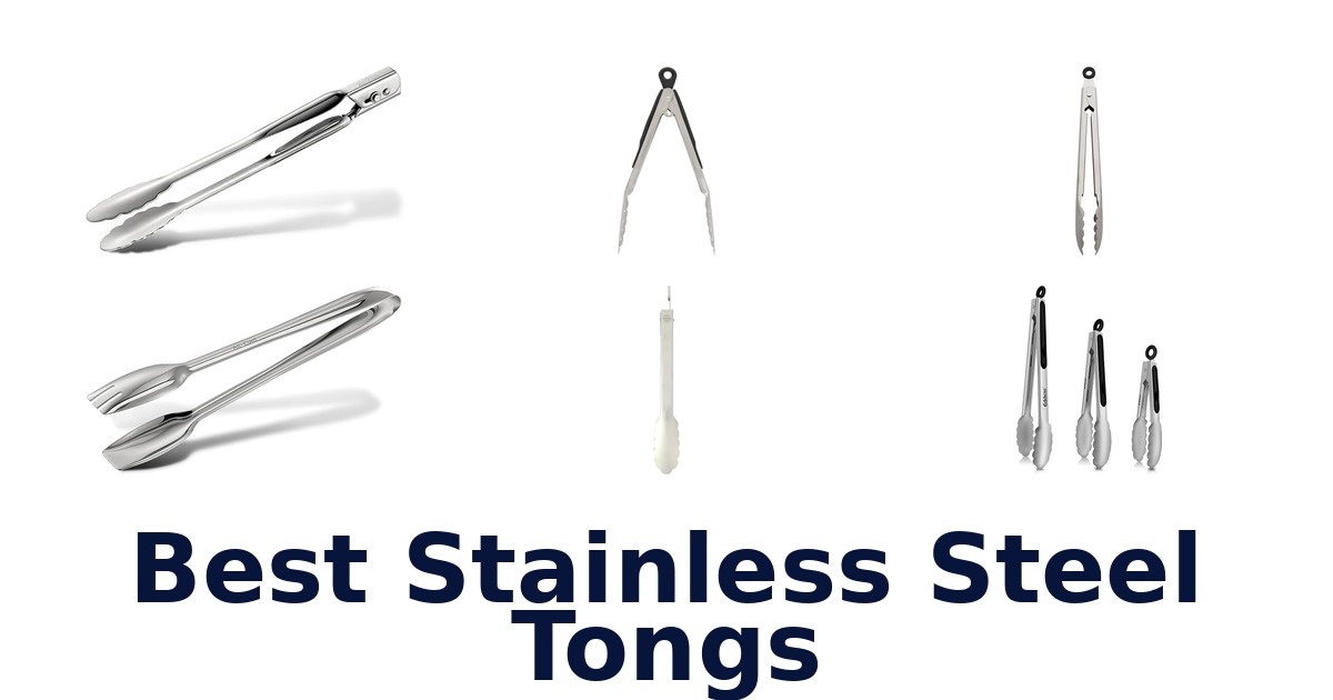 best stainless steel tongs