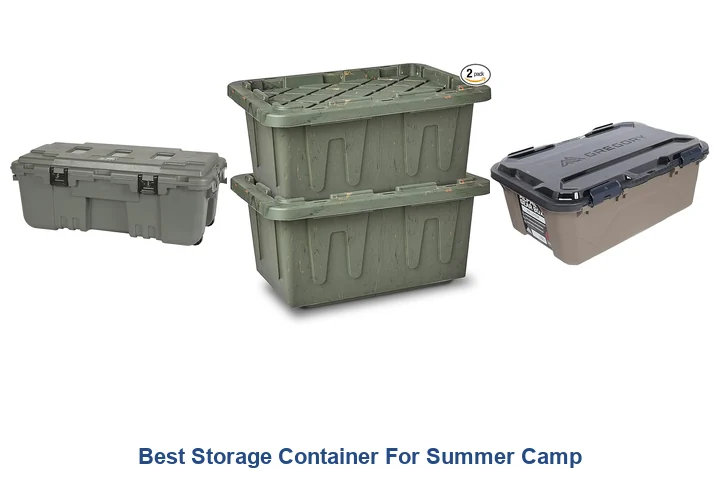 Best Storage Container For Summer Camp