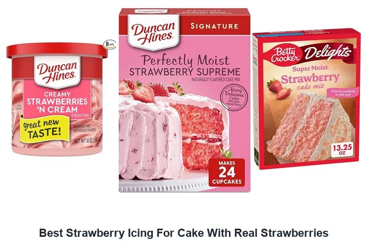 Best Strawberry Icing For Cake With Real Strawberries