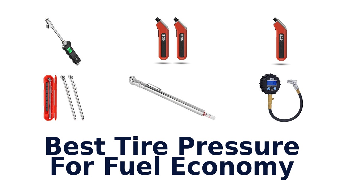 best tire pressure for fuel economy
