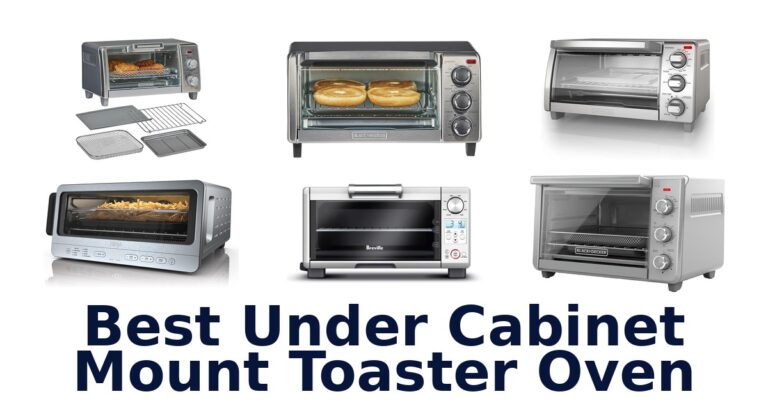 best under cabinet mount toaster oven