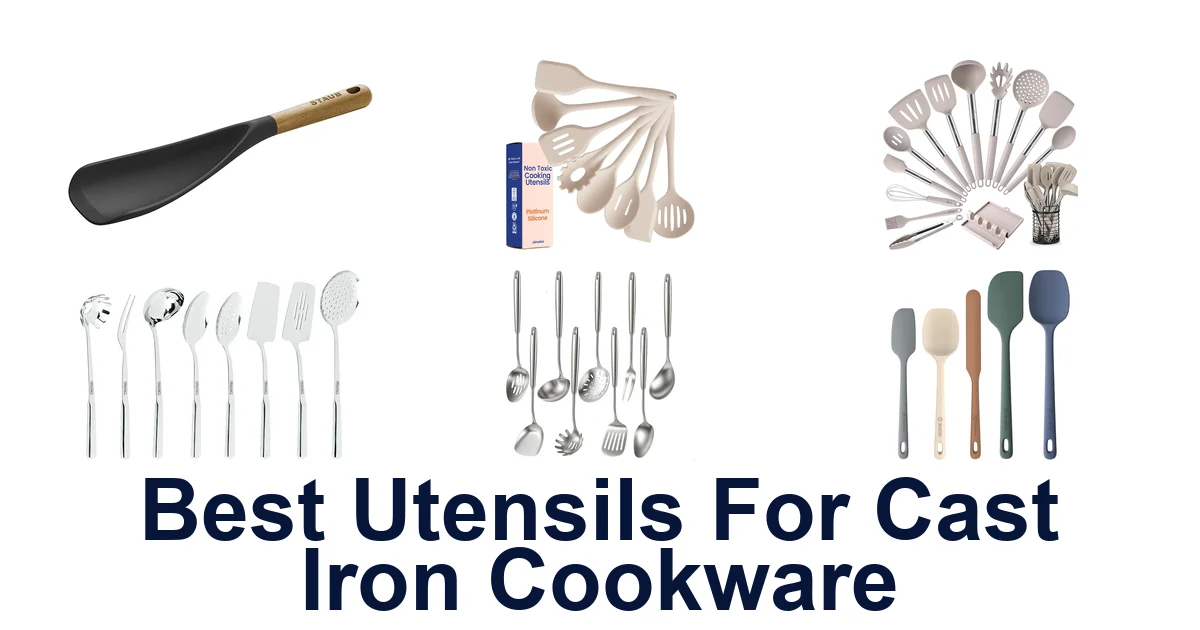 best utensils for cast iron cookware
