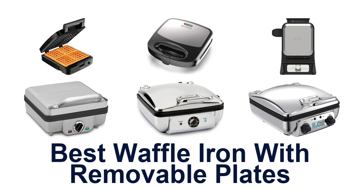 best waffle iron with removable plates