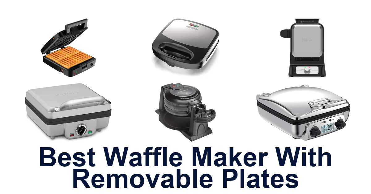 best waffle maker with removable plates