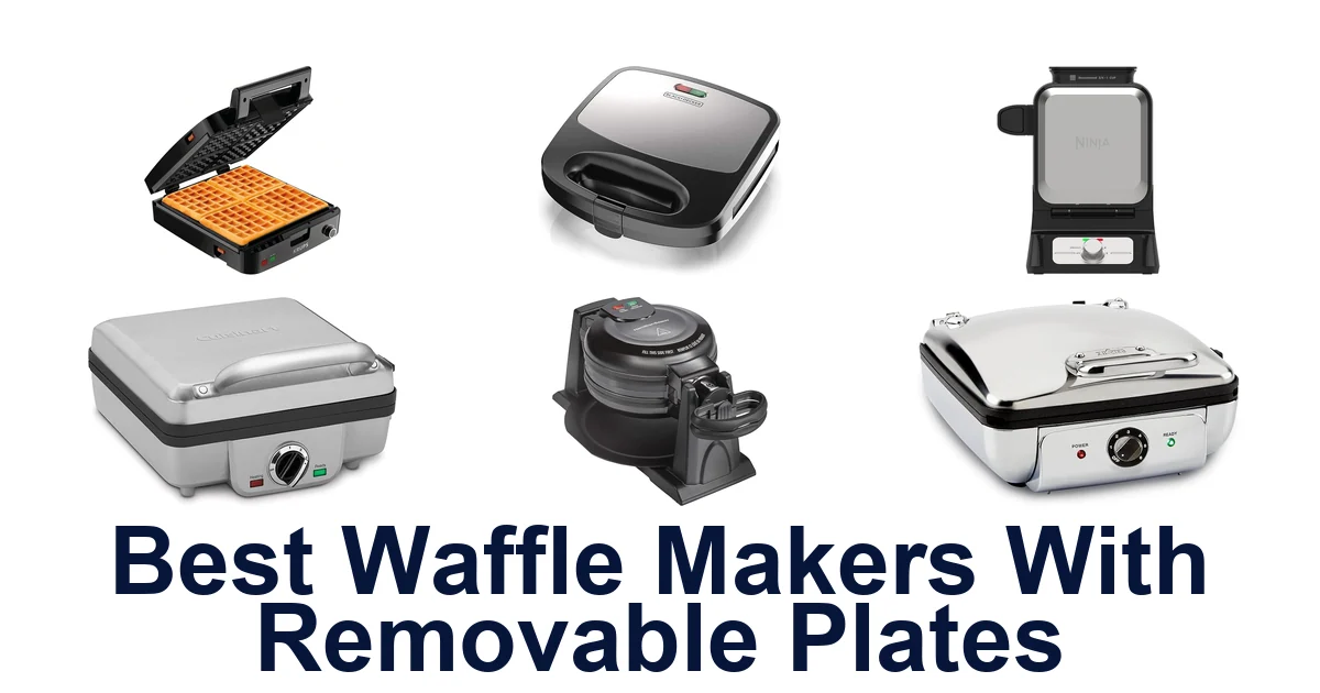 best waffle makers with removable plates