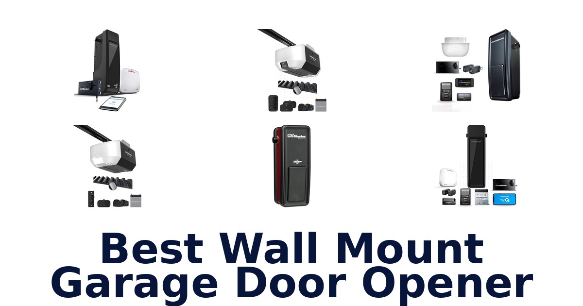best wall mount garage door opener