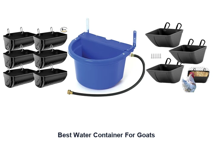 Best Water Container For Goats