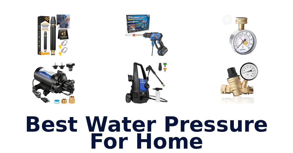 best water pressure for home